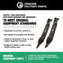 Xtreme&reg; Blade Set for 42-inch Cutting Decks