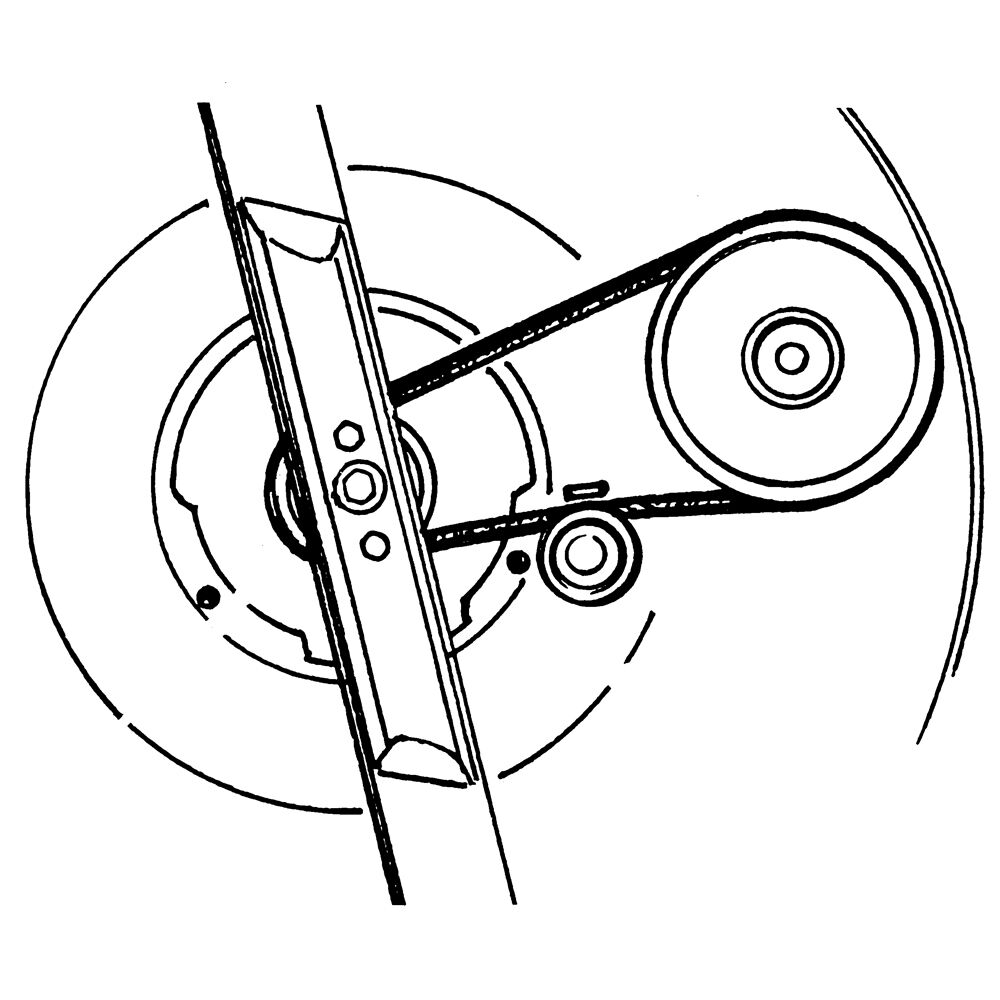 Belt driven sales lawn mower