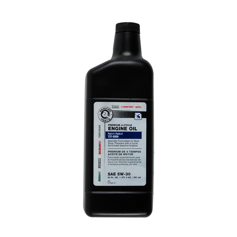 SAE 5W-30 Engine Oil - 20 oz - 737-0209 | Troy-Bilt US