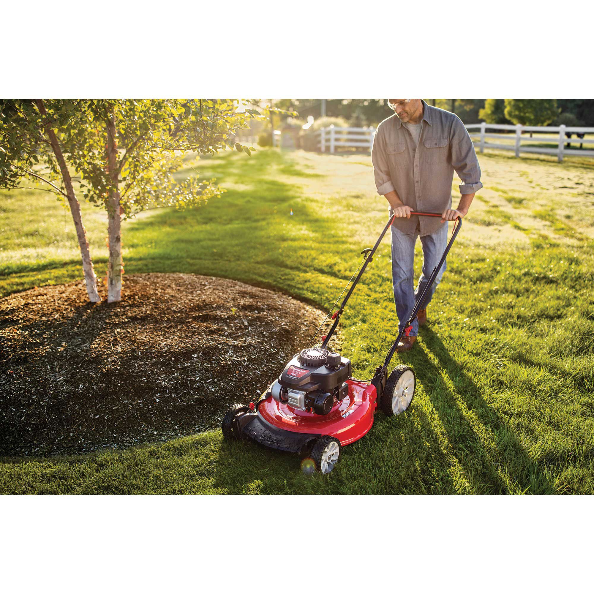 Tb105 push lawn mower top