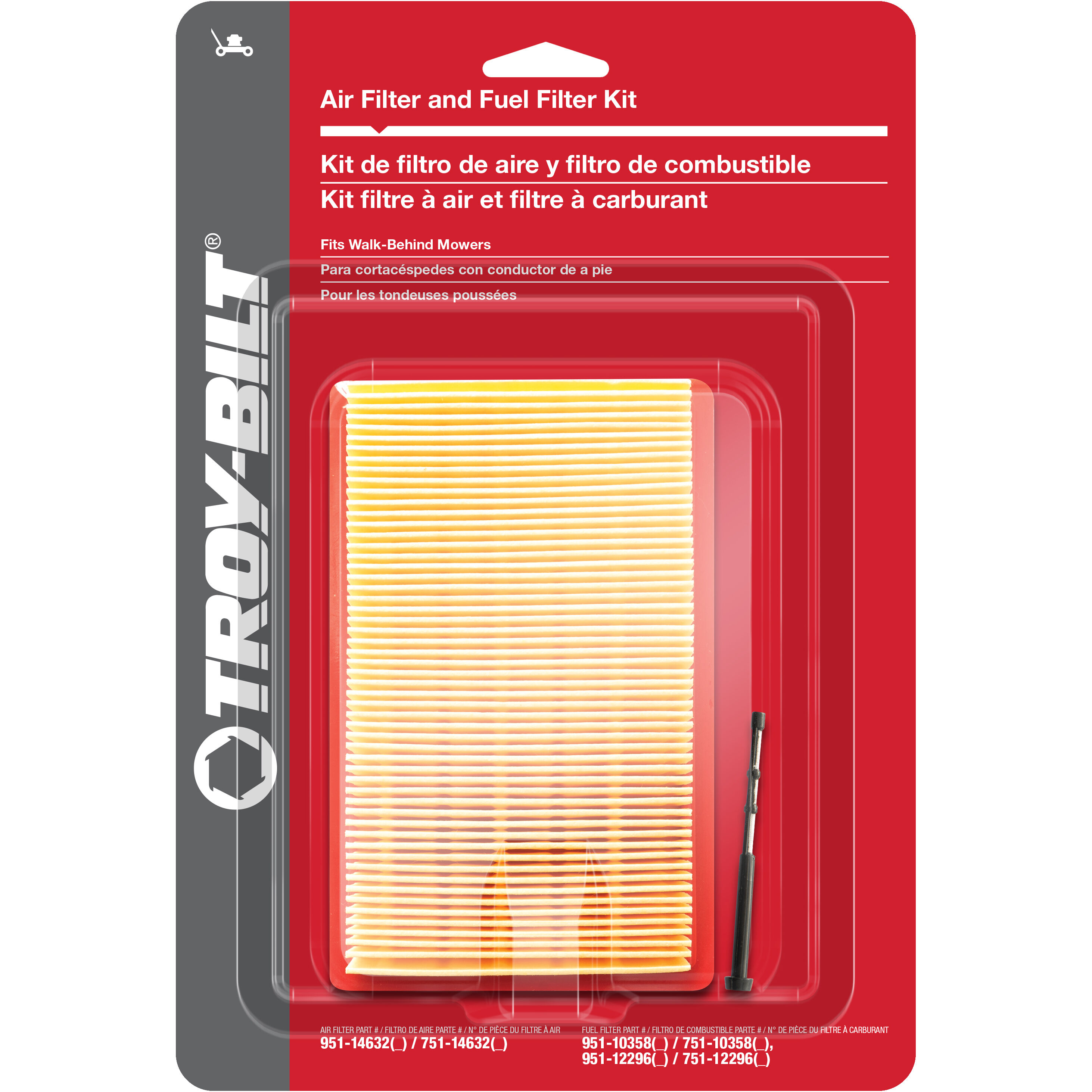 Air Filter and Fuel Filter Kit 490 950 Y049 Troy Bilt US