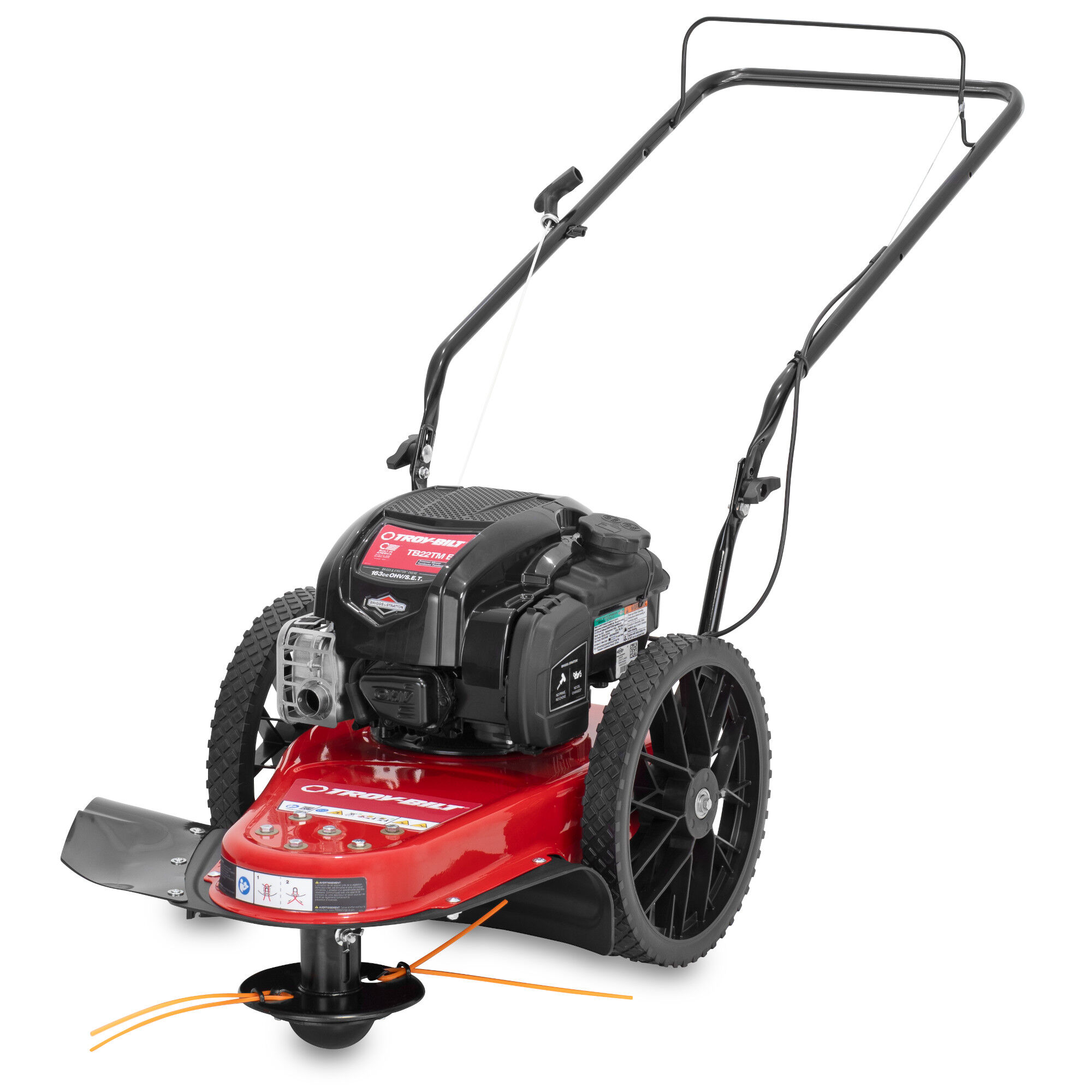 Push trimmer shop mower