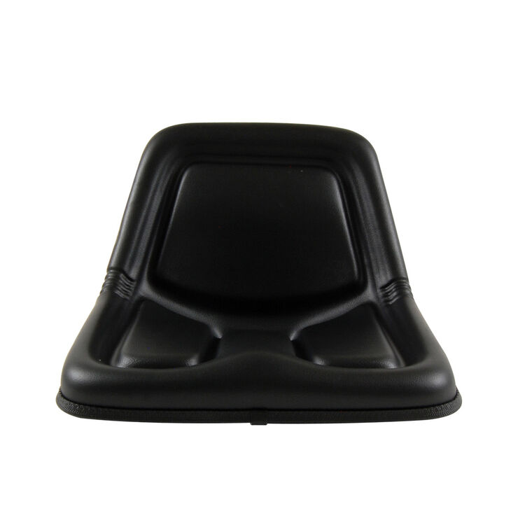 High Back Seat Black With Drain