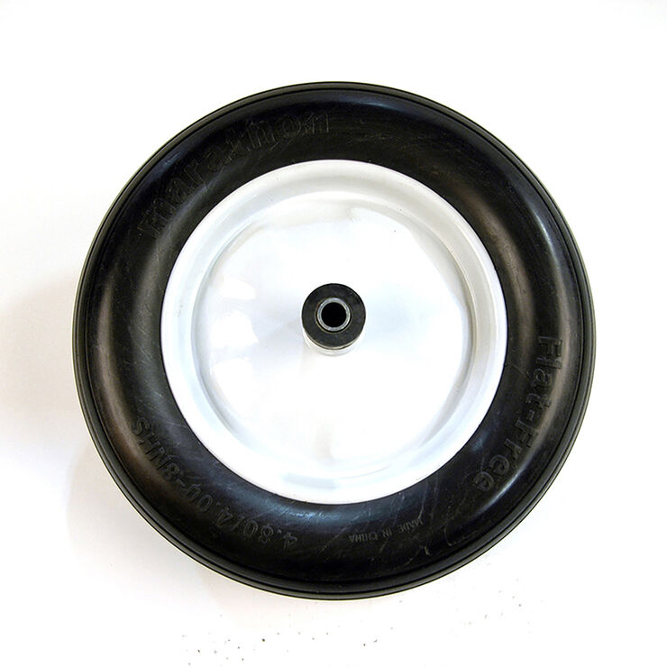 500 lbs. Load Rating. 6-inch Hub Length. 5/8&quot; Ball Bearing. Ribbed Tread