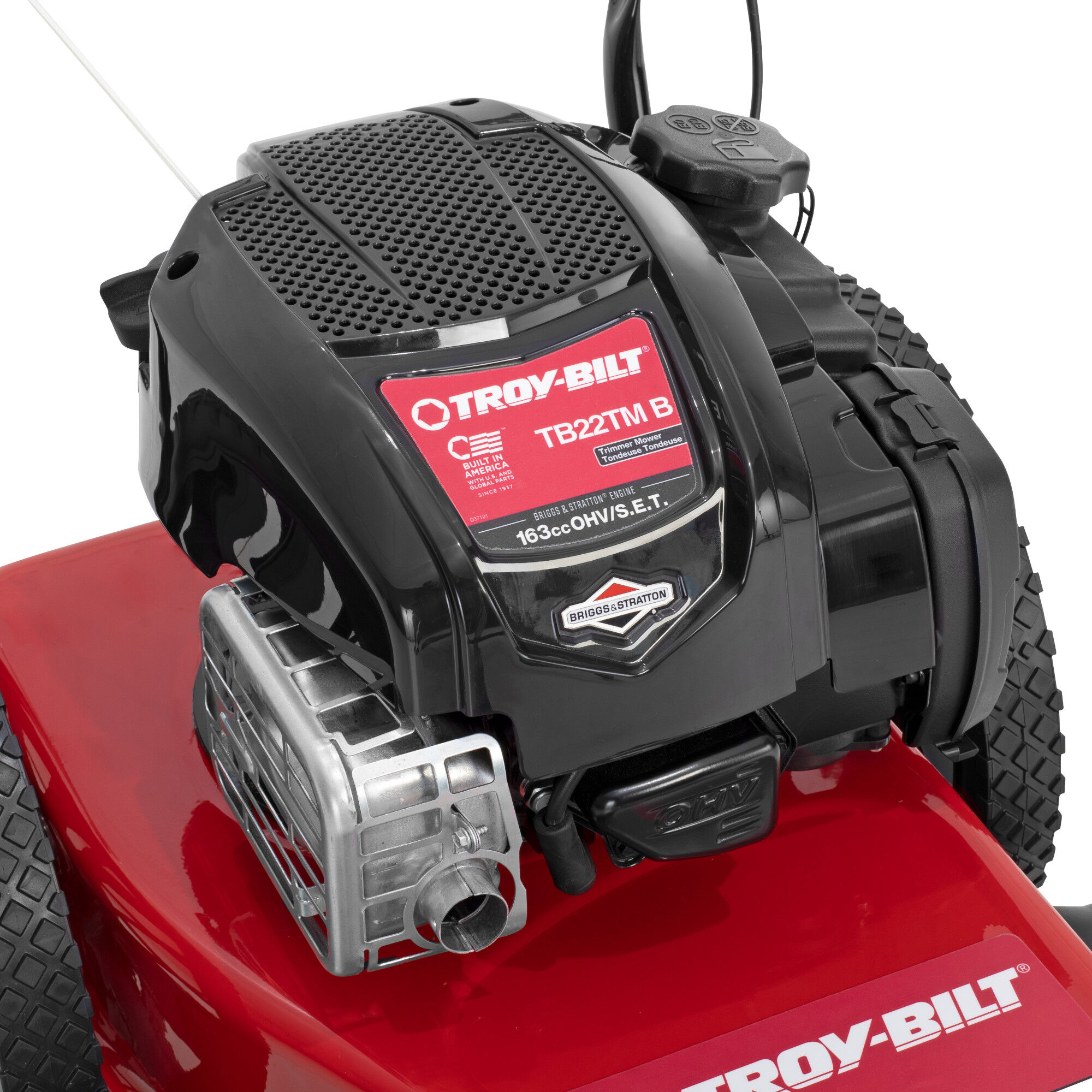 Troy bilt best sale trimmer mower 5hp