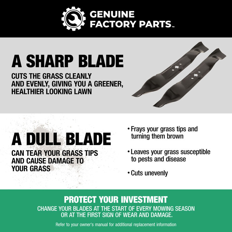 Xtreme&reg; Blade Set for 42-inch Cutting Decks
