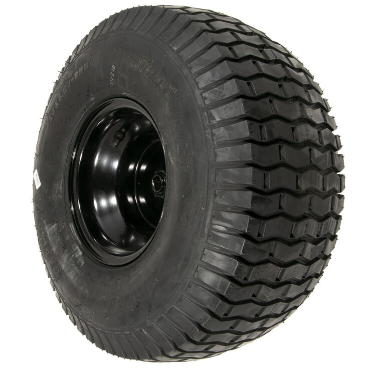 20&quot; x 8&quot; Riding Mower Rear Wheel Assembly &#40;Black Rim&#41;