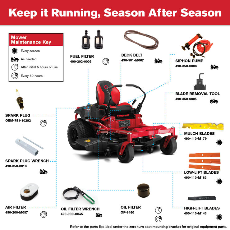 Mustang Z54 Zero Turn Rider 17akfacw066 Troy Bilt Us