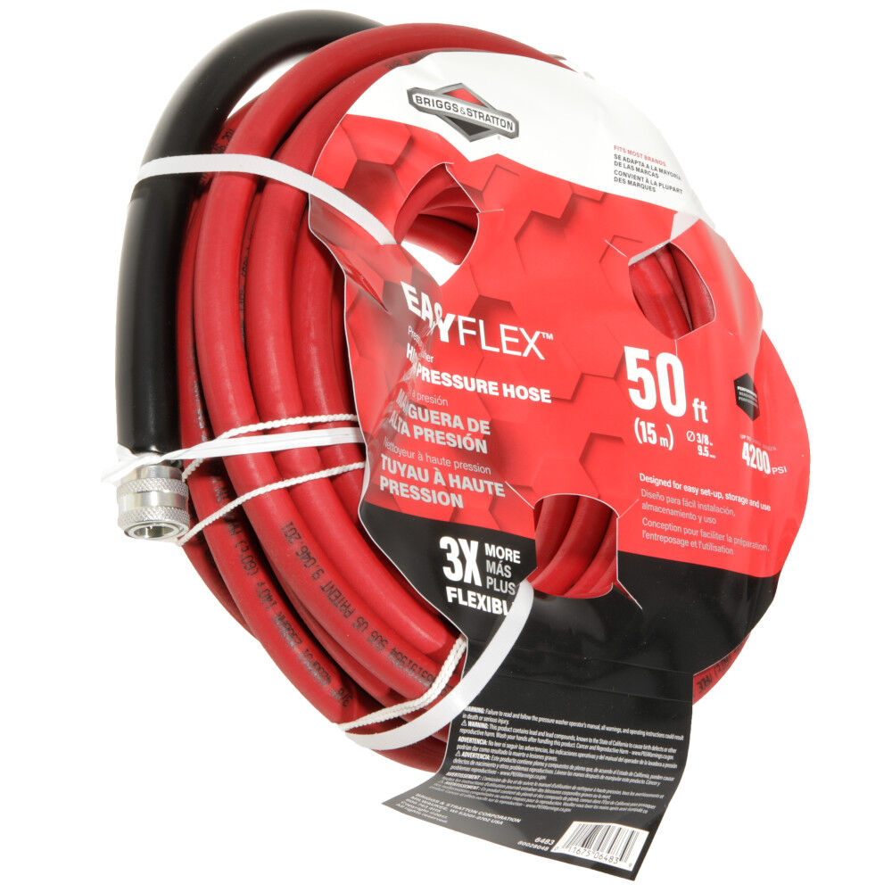 50 ft Pressure Washer Hose BS 6483 Troy Bilt US
