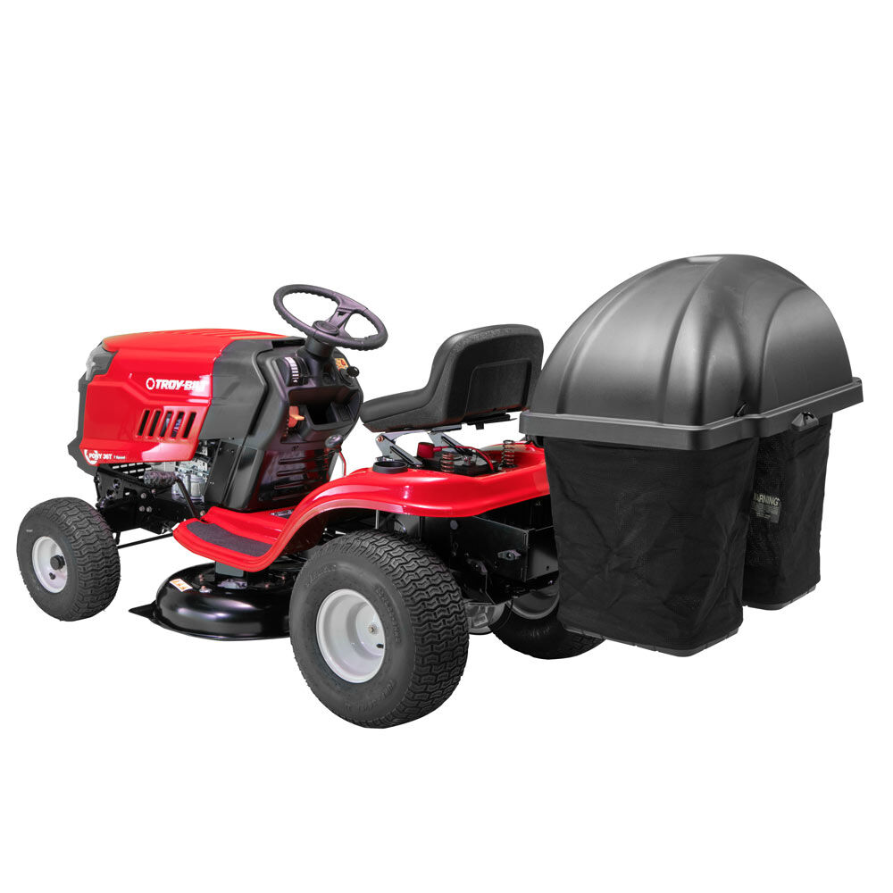 Troy bilt riding store mower grass catcher