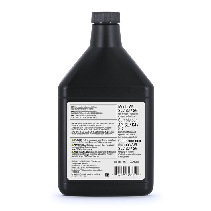 SAE 30 Engine Oil - 20 oz