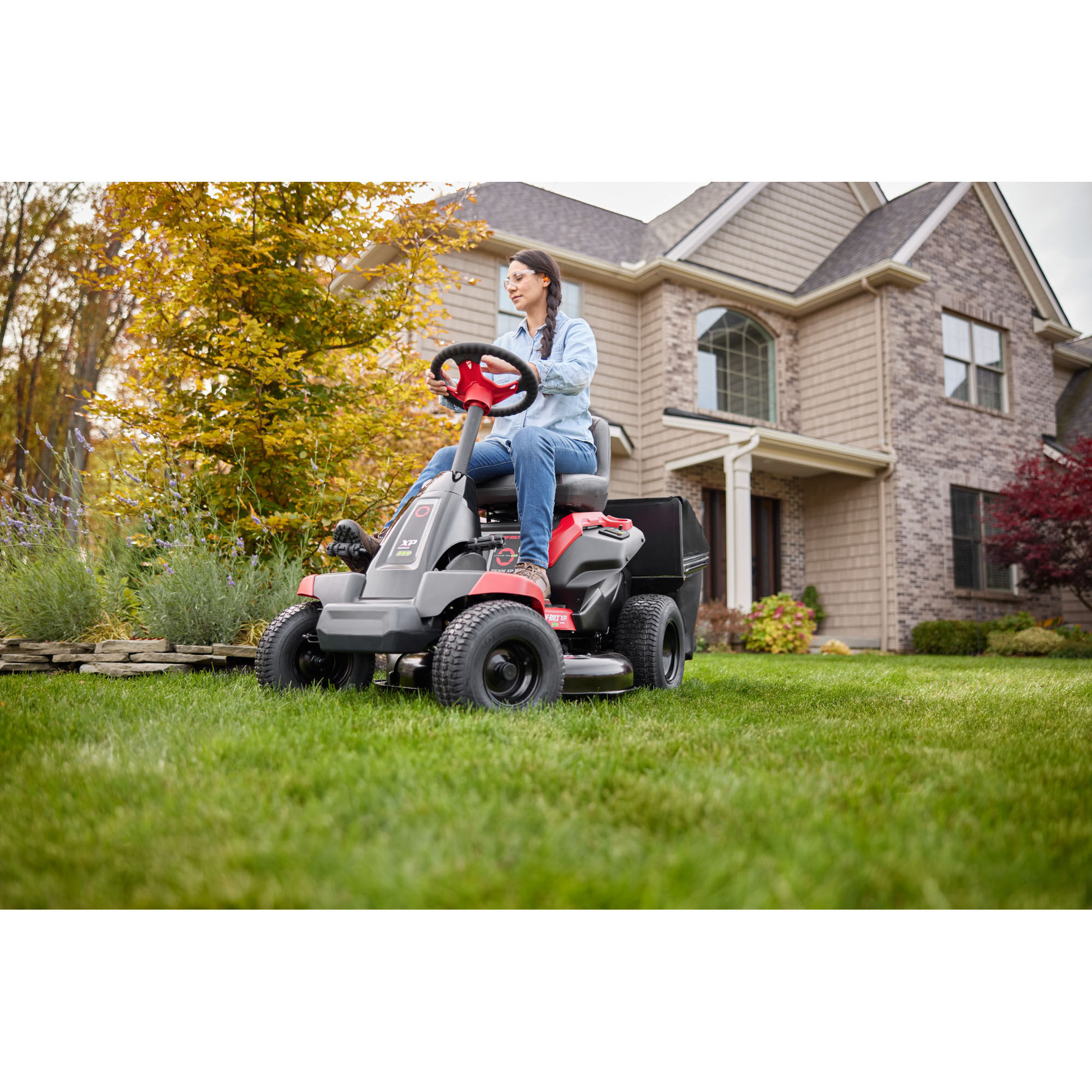 Troy bilt electric riding mower best sale