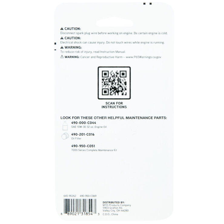 Fuel Filter and Spark Plug Kit for Kohler&reg; 7000 Series&trade; Engines