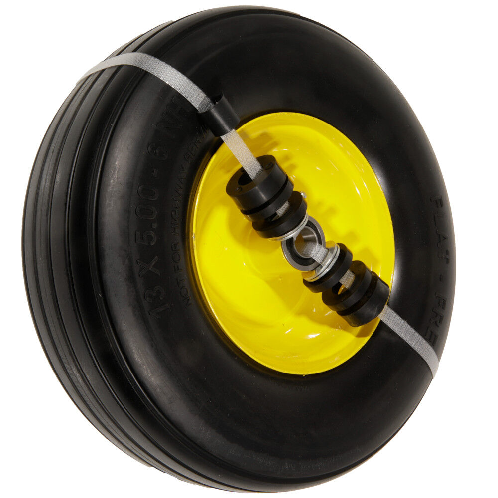 Flat Free RZT Wheel Assembly, 13 x 5 x 6 - 490-325-0053 | Troy-Bilt US