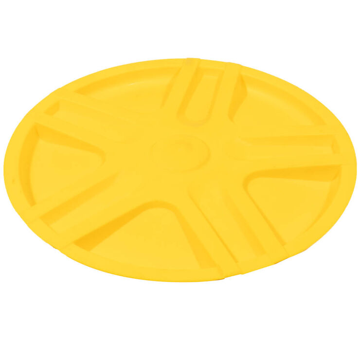 HUBCAP-11" BRUTE YELLOW