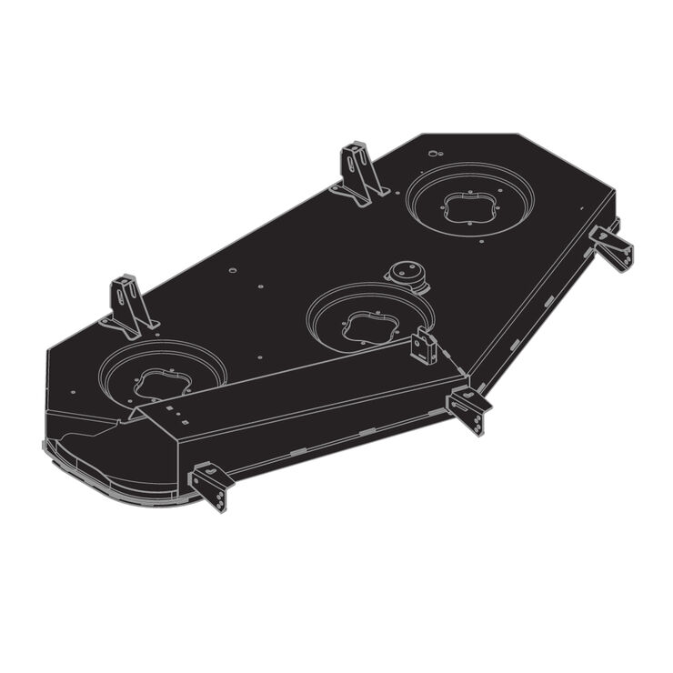 60" Fab Deck Shell (Powder Black)