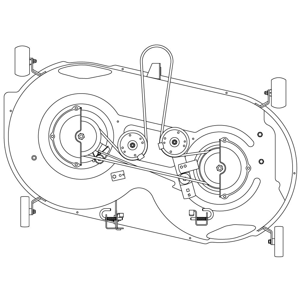 Troy bilt bronco hotsell riding mower belt diagram