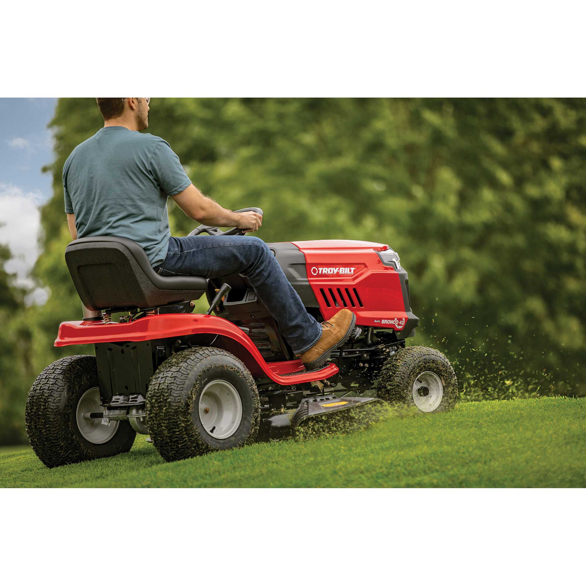 Troy bilt hotsell 42in riding mower