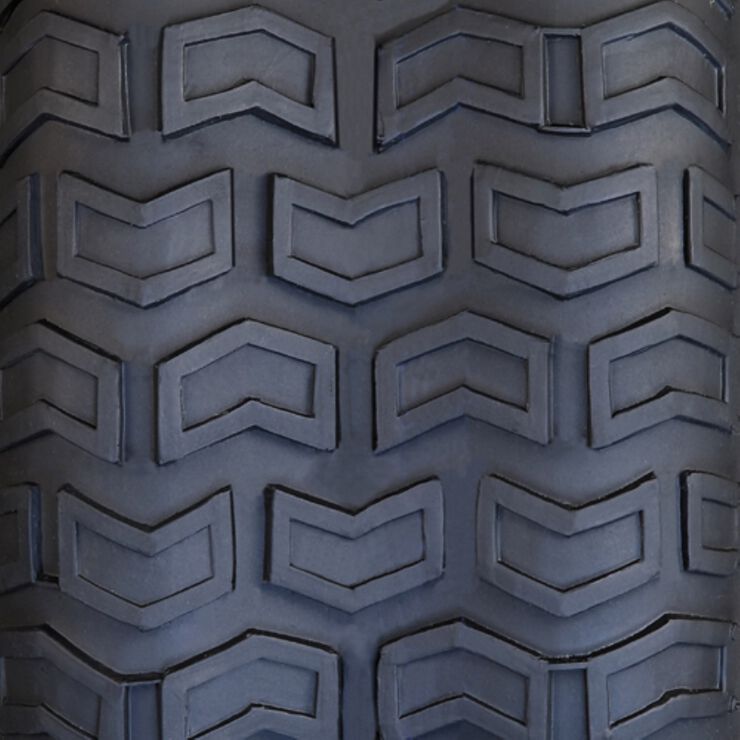 20&quot; x 8&quot; Riding Mower Rear Wheel Assembly &#40;Black Rim&#41;