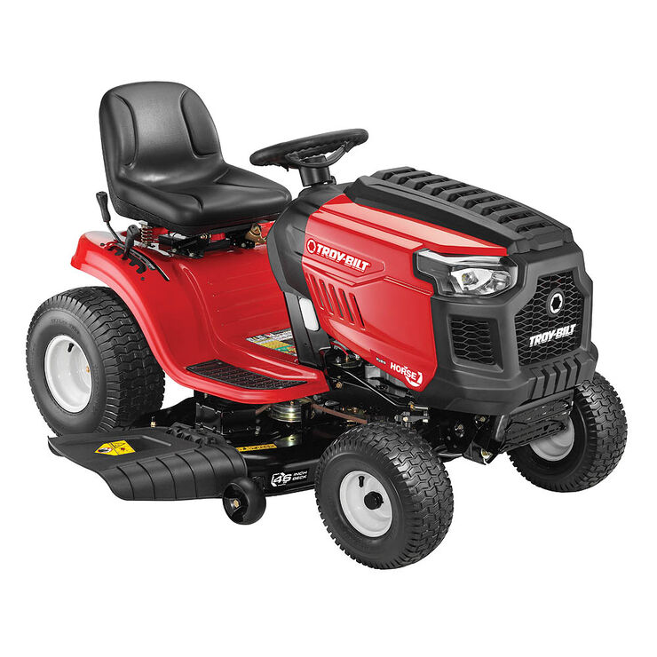 Horse  Troy-Bilt Riding Lawn Mower 