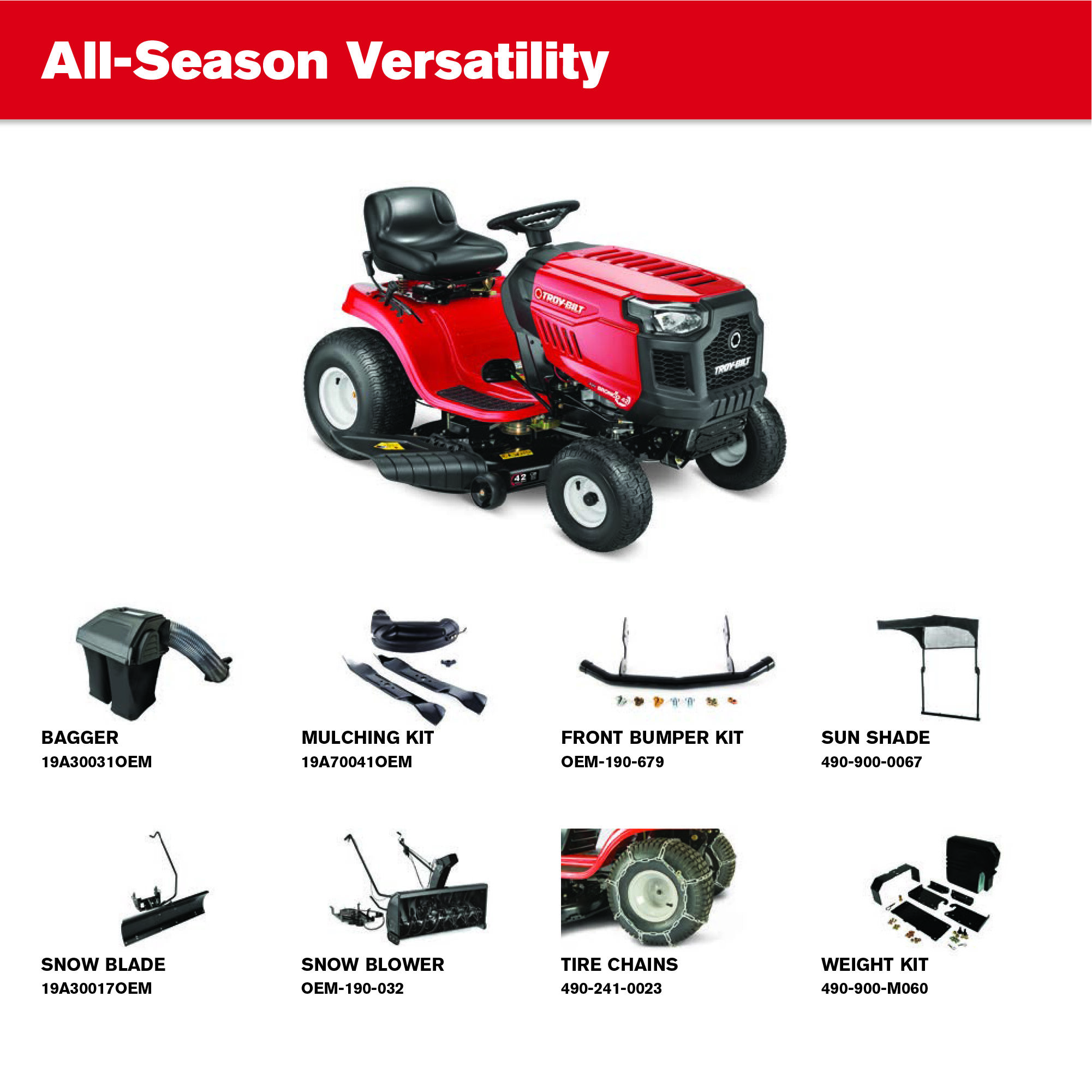 Troy Bilt Bronco 42 Riding Lawn Mower Troy Bilt US