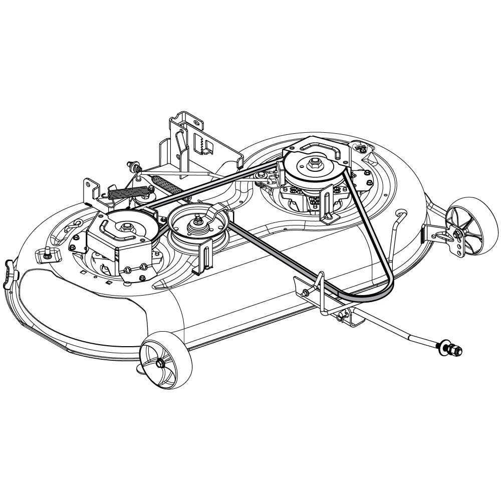 Riding Mower 36 inch Deck Belt 754P06434 Troy Bilt US