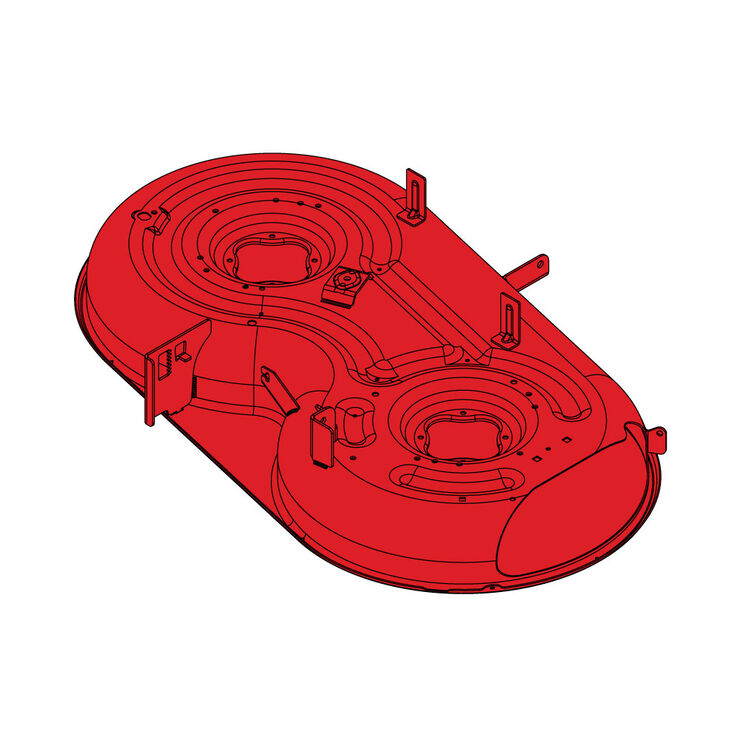 42&quot; Deck Shell &#40;MTD Red&#41;