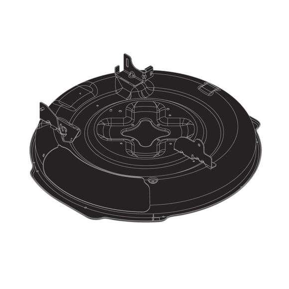 30" Deck Shell (Powder Black)