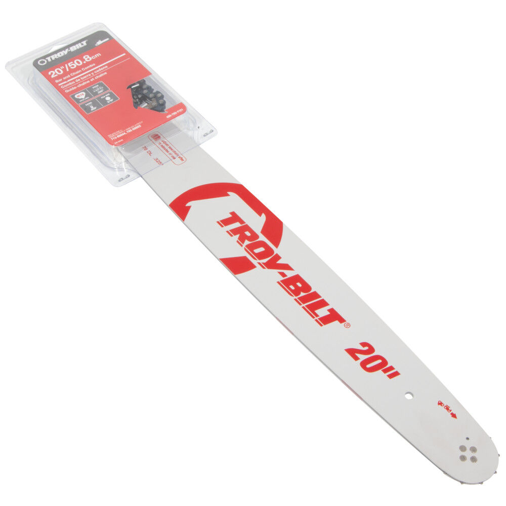 20-inch Bar and Chain Combo - 490-700-Y121 | Troy-Bilt US