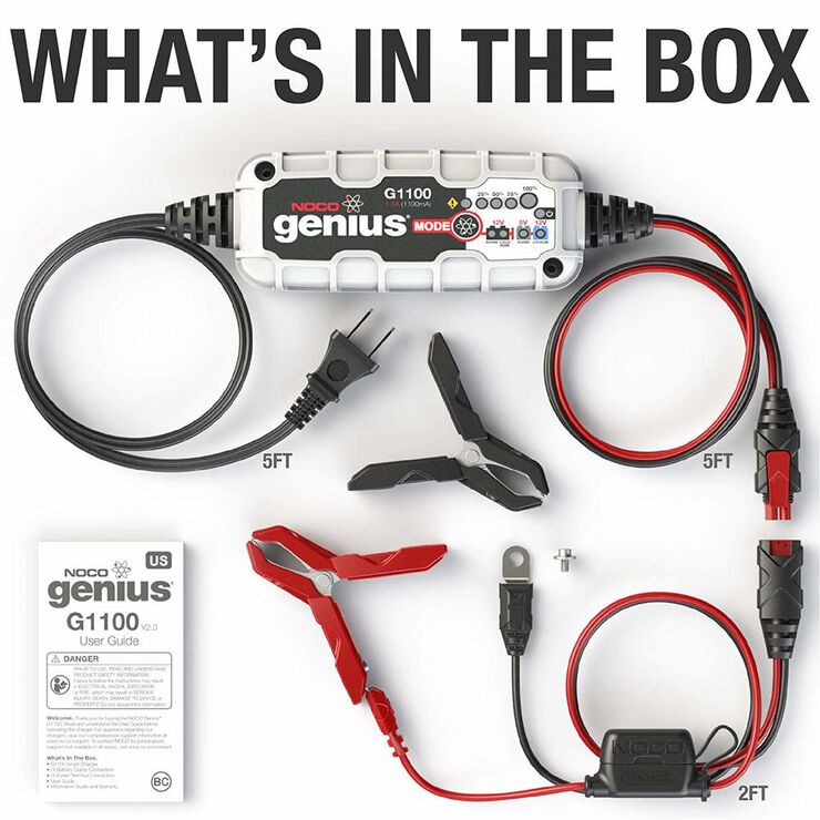 NOCO Genius G1100 Smart Battery Charger - G1100 | Troy-Bilt US