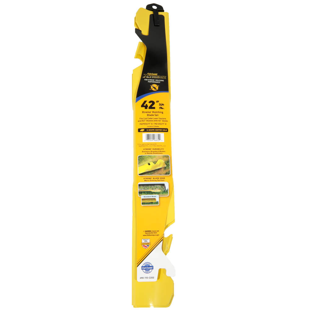 Xtreme® Mulching Blade Set for 42-in Decks - 490-110-C202 | Troy