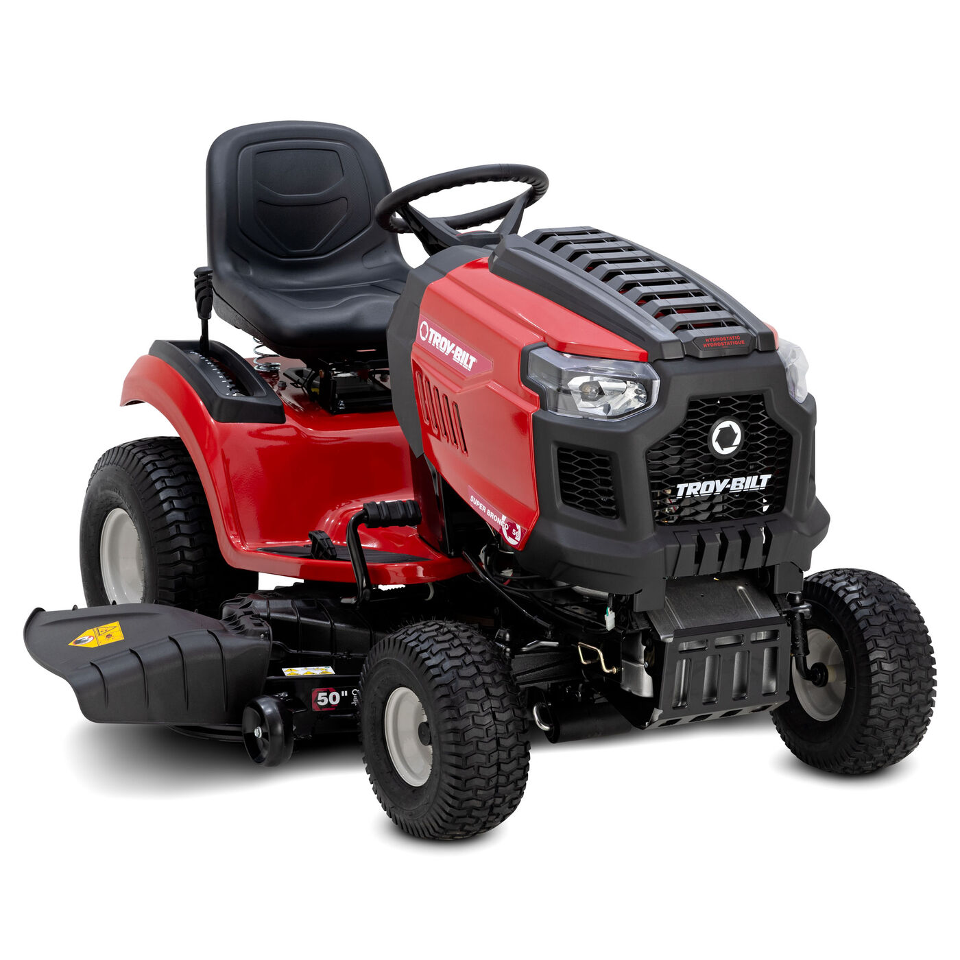 Troy-Bilt Super Bronco 50 in. Fabricated Deck 24 HP V-Twin Kohler 7000 Series Engine Hydrostatic Drive Gas Riding Lawn Tractor