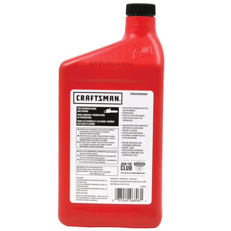 Bar and Chain Oil CMXGZAM000068 TroyBilt US