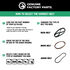 Riding Mower 46-inch Deck Belt