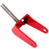 Caster Wheel Yoke &#40;Red&#41;
