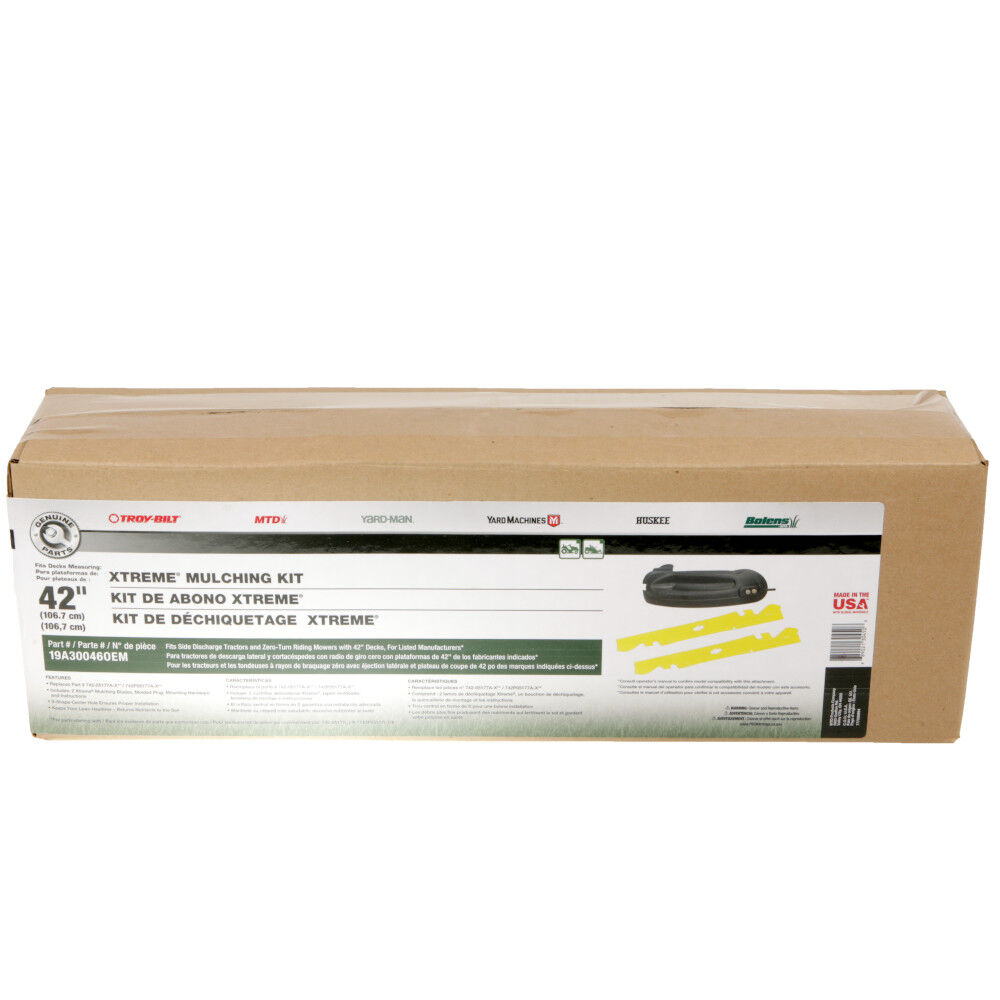 Troy bilt online 42 mulching kit