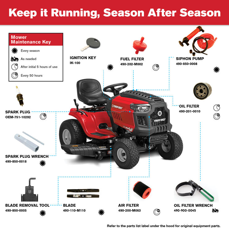 Bronco 46x Riding Lawn Mower 13a878bt066 Troy Bilt Us