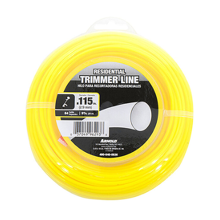TRIMMER LINE 0.115&quot; RND 1/2  N