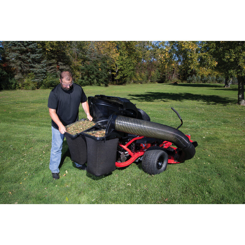Troy bilt sales riding mower bagger