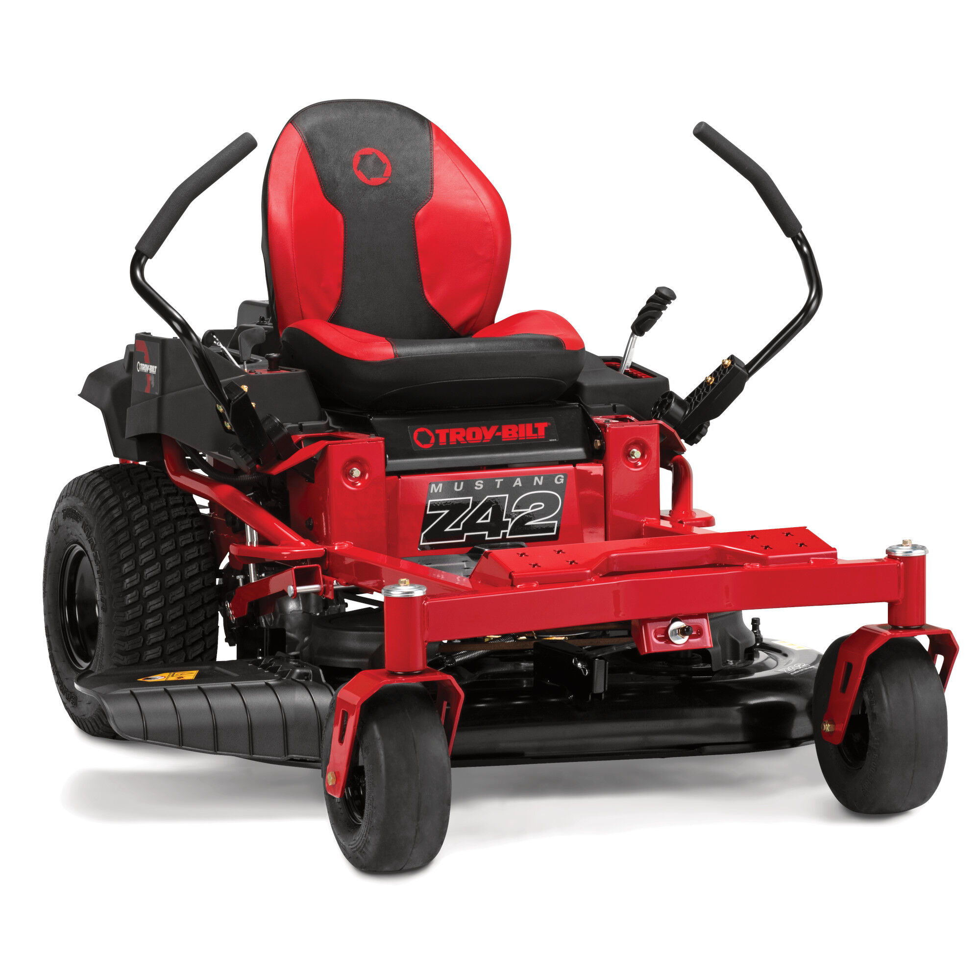 Zero turn mower clearance deck wheels
