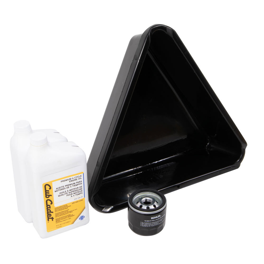 Troy bilt best sale mower oil change