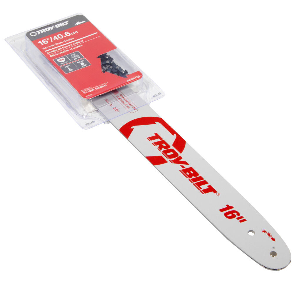 16-inch Bar and Chain Combo - 490-700-Y126 | Troy-Bilt US