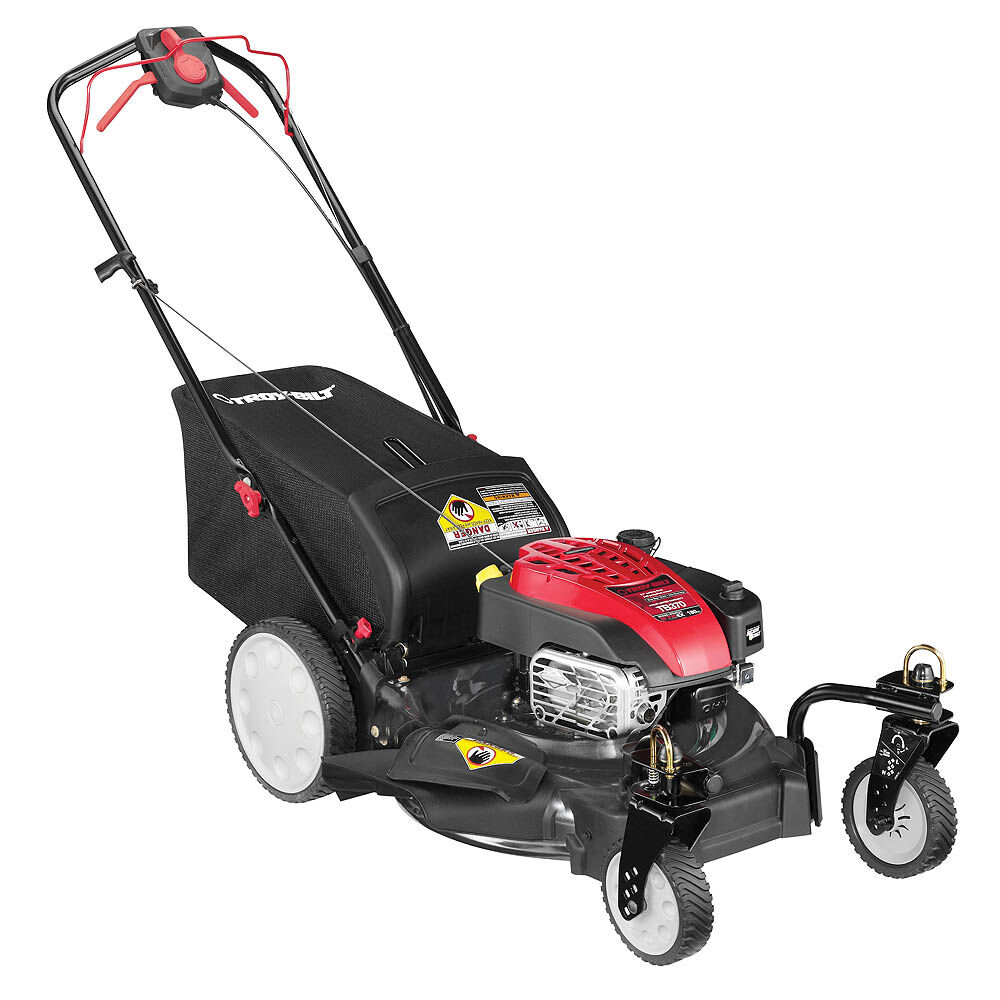 High wheel push lawn mower discount