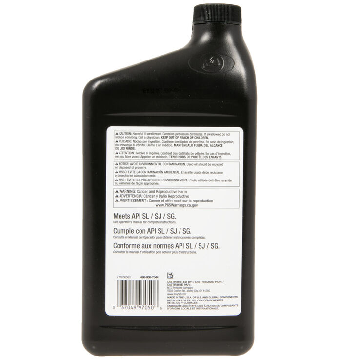 SAE 10W-30 Engine Oil - 32 oz