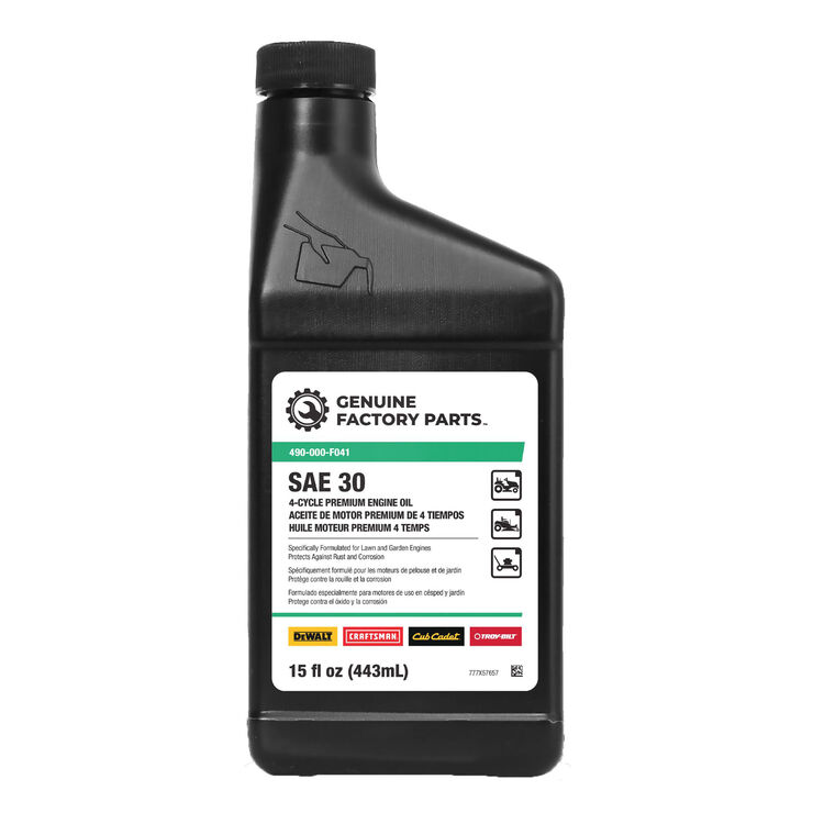 SAE 30 Engine Oil - 15 oz