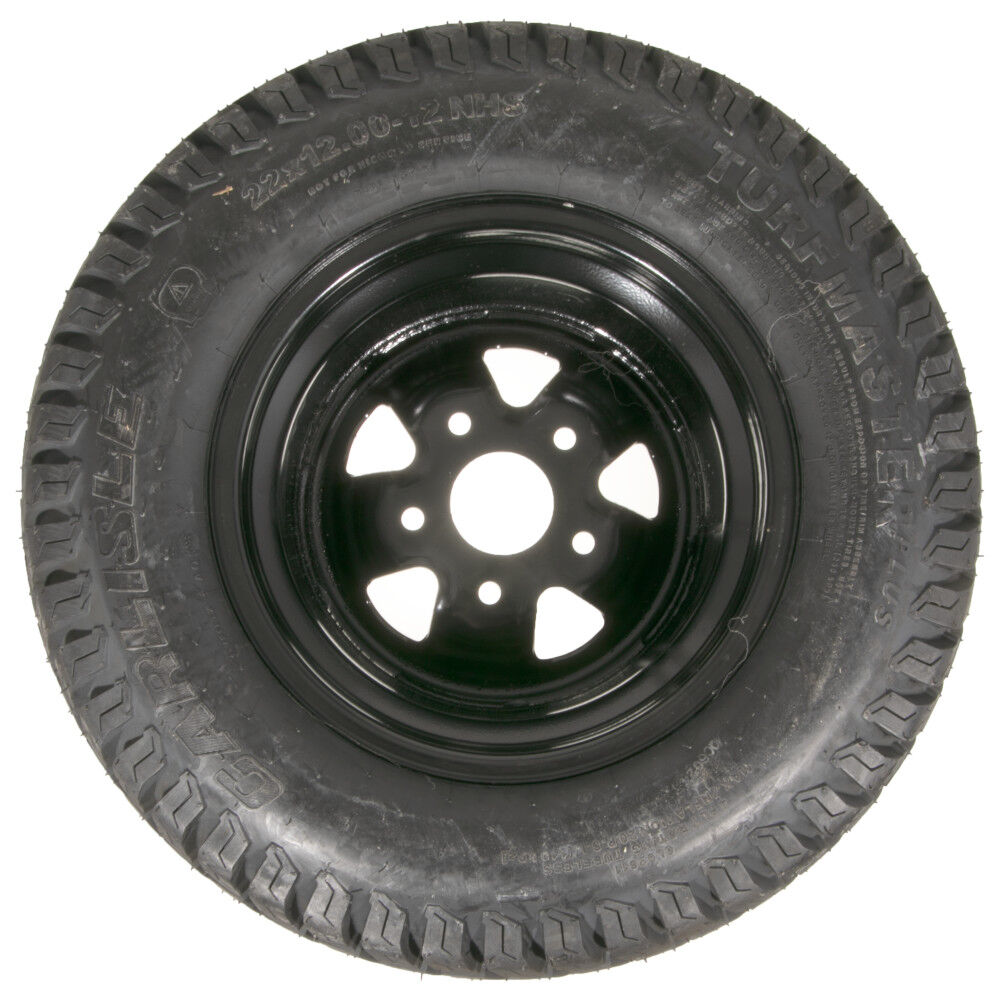Wheel Assembly (22X12-12) (Turf Master) (Powder Black) - 634Z05453