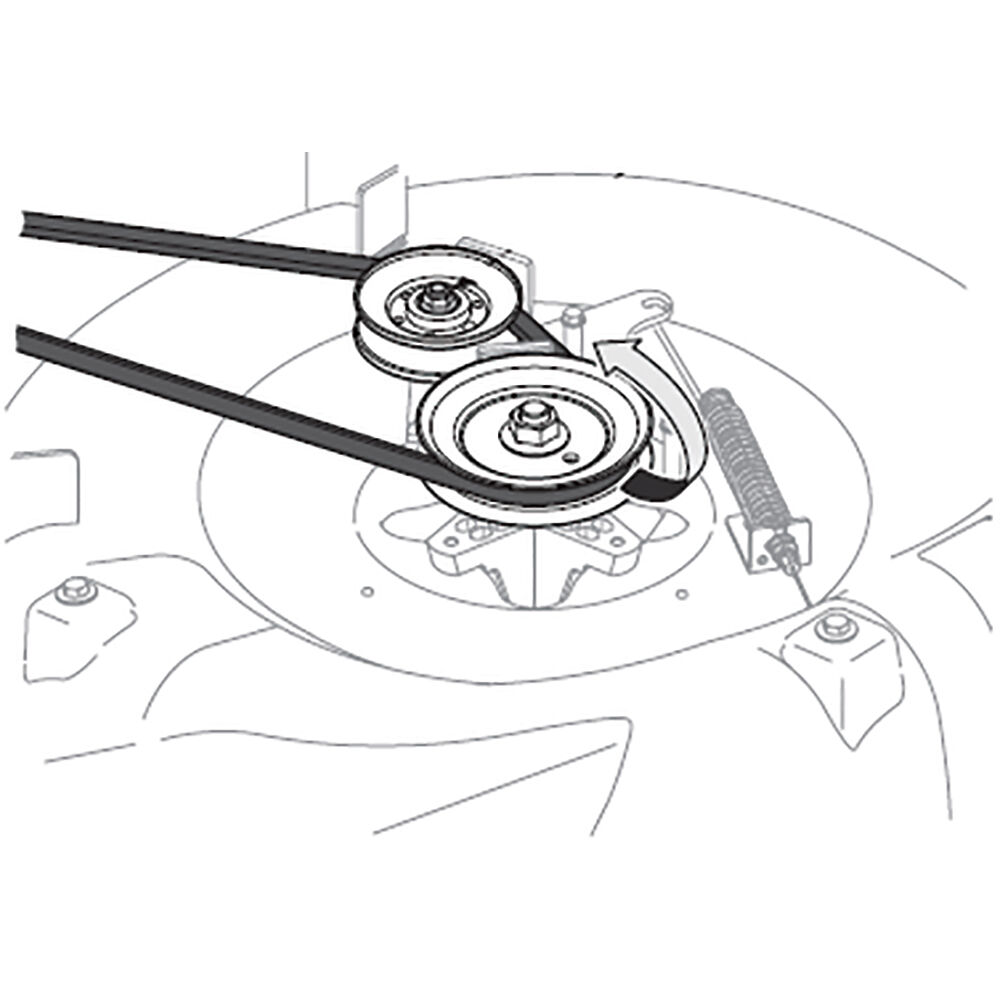Troy bilt bronco hotsell drive belt size