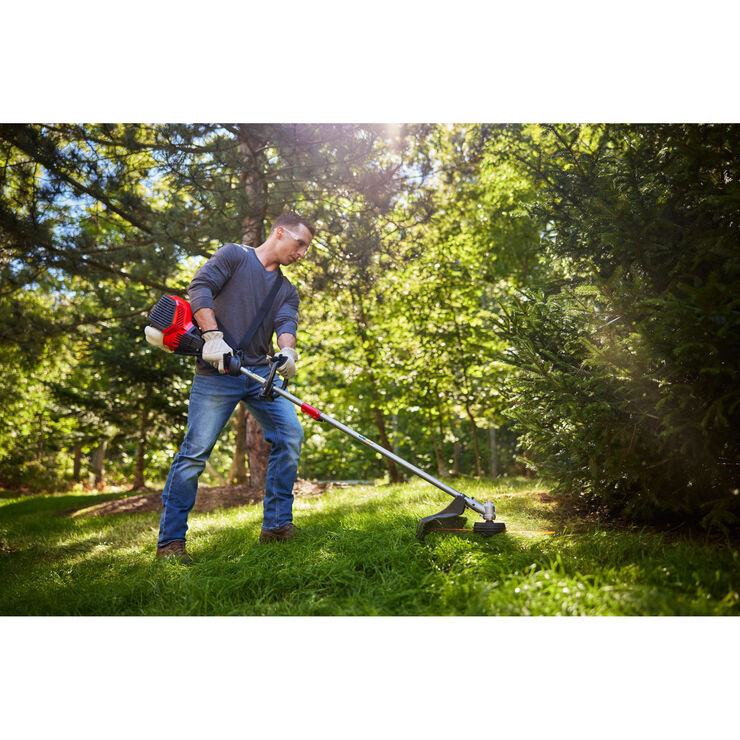 BLACK+DECKER 13-in Straight Shaft Attachment Capable Corded Electric String  Trimmer in the String Trimmers department at