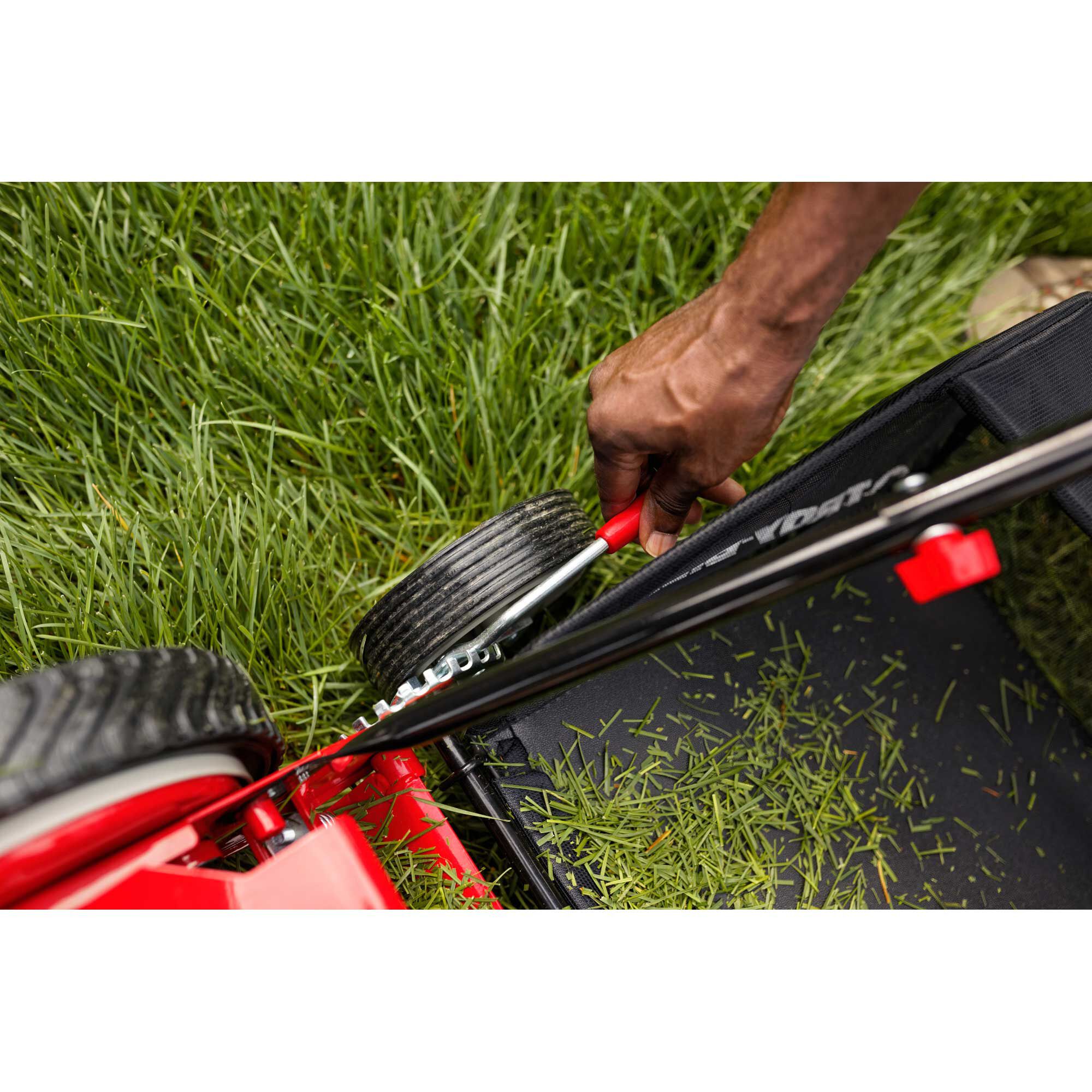 Gas powered reel on sale mower reviews