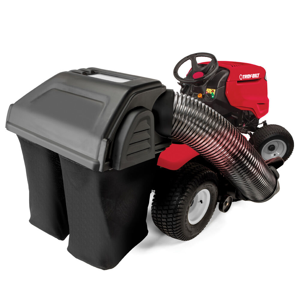 Troy bilt riding store mower grass catcher